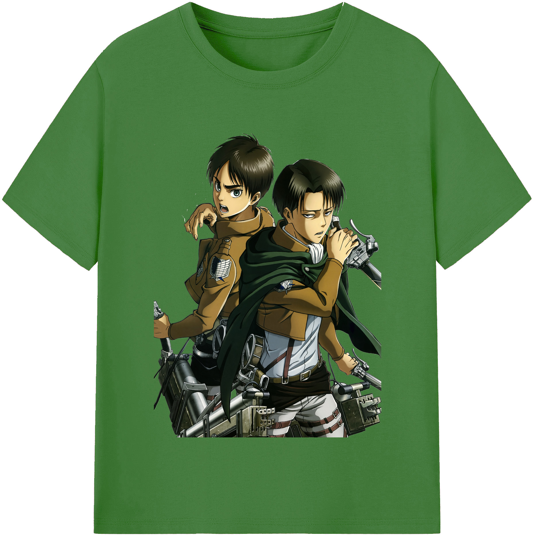 （画像用） 進撃の巨人 リヴァイ·アッカーマン Attack on Titan Levi Ackerman レディースカジュアルプリントTシャツ（綿100％）